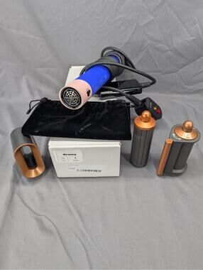 Dyson Special Edition Refurbished Airwrap Styler Electric Blue - Attachments NEW
